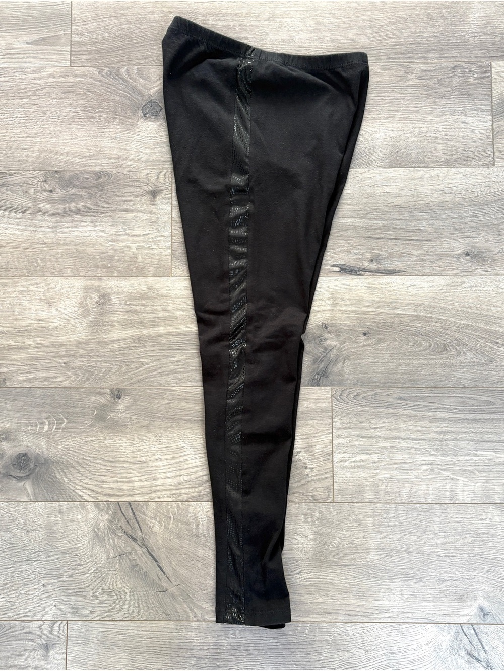 Style & Co. Black Mesh Side-Trim Skinny Jeggings P